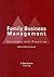 FAMILY BUSINESS MANAGEMENT: CONCEPTS AND PRACTICE