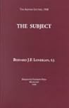The Subject (The Aquinas Lecture in Philosophy, #33)