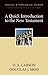A Quick Introduction to the New Testament by D.A. Carson