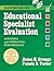 Handbook on Educational Specialist Evaluation: Assessing and Improving Performance
