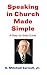 Speaking in Church Made Simple