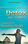 Detox, Big Time! 11 guidlines for Boundless health. Fatigue, ... by Caroline Benson