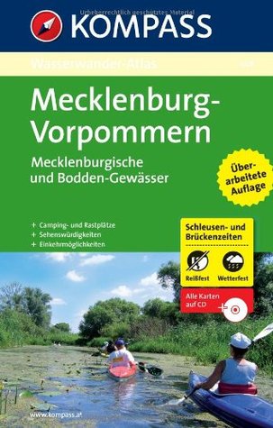 Mecklenburg - Vorpommern: KOMPASS-Wasserwanderatlas (Paperback)