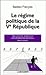 Le Régime politique de la V...