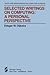 Selected Writings on Computing: A personal Perspective (Monographs in Computer Science)