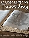 An Open Letter on Translating (Annotated) An Open Letter on Translating