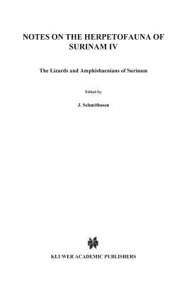 Notes on the herpetofauna of Surinam IV: The lizards and amphisbaenians of Surinam (Biogeographica)