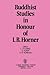 Buddhist Studies in Honour of I.B. Horner