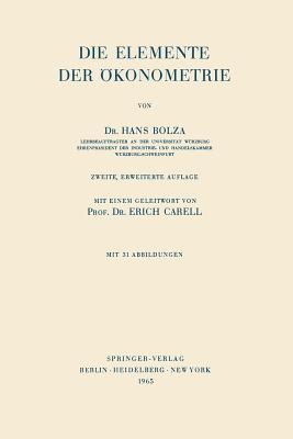 Die Elemente der Ökonometrie (German Edition)