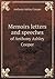 Memoirs Letters and Speeches of Anthony Ashley Cooper