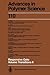 Advances in Polymer Science, Volume 110 by Karel Dušek
