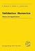 Validation Numerics: Theory and Applications (Computing Supplementa, 9)