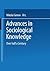 Advances in Sociological Knowledge: Over half a Century