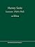 Harvey Sacks Lectures 1964–...
