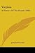 Virginia A History of the People (1883) by John Esten Cooke