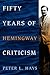 Fifty Years of Hemingway Cr...