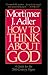 How to Think About God
