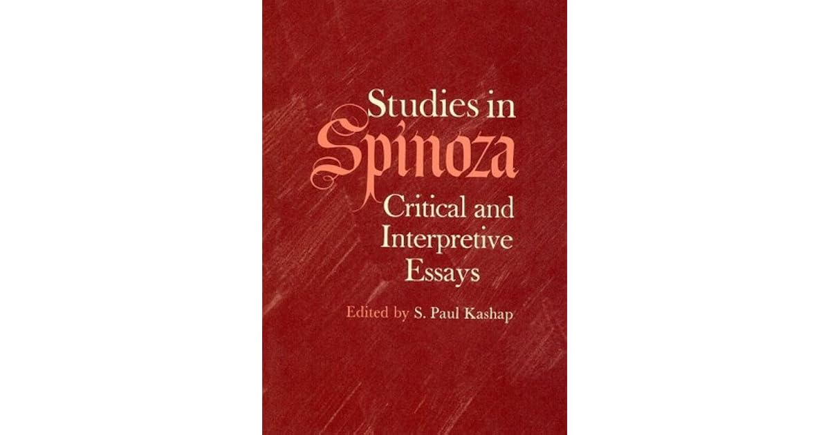 Spinoza critical essays 05 image