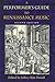 A Performer's Guide to Renaissance Music, Second Edition by Jeffery Kite-Powell