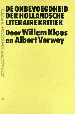 De onbevoegdheid der Hollandsche literaire kritiek