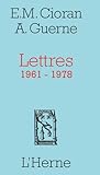 Lettres 1961-1978...