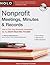 Nonprofit Meetings, Minutes & Records by Anthony Mancuso