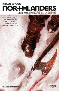 Portada de Northlanders Libro 3: Sangre en la nieve, de Brian Wood