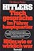 Hitlers Tischgespräche im Führerhauptquartier. Hitler wie er ... by Henry Picker