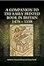 A Companion to the Early Printed Book in Britain, 1476-1558 by Vincent Gillespie
