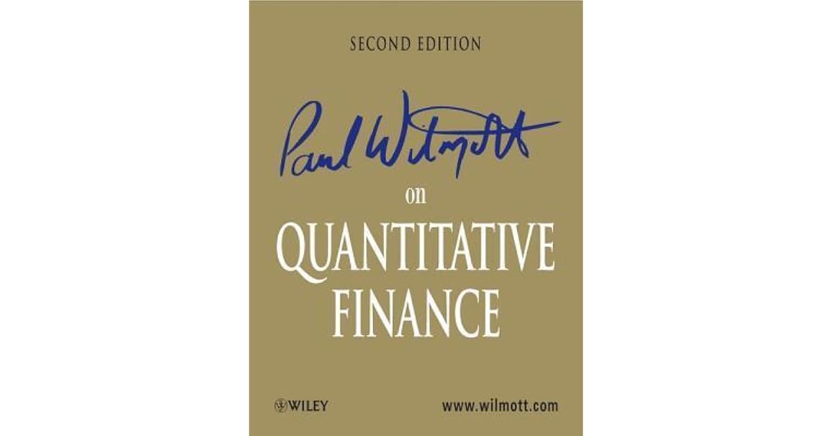 Paul Wilmott on Quantitative Finance by Paul Wilmott