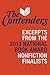 The Contenders: Excerpts from the 2013 National Book Award Nonfiction Finalists