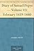 Diary of Samuel Pepys Volume 03: February 1659-1660