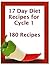 17 Day Diet Recipe Book for Cycle 1 (17 Day Diet Recipe Cycle)