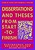 Dissertations and Theses From Start to Finish: Psychology and Related Fields