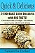 Quick & Delicious - 24 NO BAKE Little Dessert with BIG TASTE! Mini Cheesecakes, Fudge, Truffles, and Sweet Bites (Easy Dessert Recipes Collection)