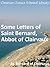 Some Letters of Saint Bernard, Abbot of Clairvaux