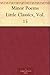 Little Classics, Vol. 15: Minor Poems