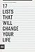 17 Lists That Will Change Your Life