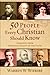 50 People Every Christian Should Know by Warren W. Wiersbe