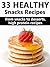 33 Healthy Snack Recipes: Healthy Low Fat, High Protein Recipes To Help You Lose Weight