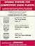 Opening Systems for Competitive Chess Players