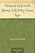 Pictures of Jewish Home-Life Fifty Years Ago by Hannah Trager