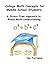 College Math Concepts For Middle School Students: A Stress-Free Approach To Broad Math Understanding