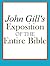 John Gill's Exposition of the Entire Bible by John Gill