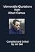 Memorable Quotations from Albert Camus by Jim Dell
