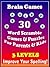 Brain Games & Puzzles: Word Scramble Brain Games - For Parents & Kids -Increase Cognitive Spelling Skills - Fun 3 Level Game