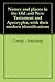 Names and places in the Old and New Testament and Apocrypha, with their modern identifications