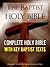 THE BAPTIST HOLY BIBLE for Kindle with Exclusive Baptist Texts (Kindle MasterLink Technology): Complete Old Testament & New Testament (Annotated) (Bible for Kindle / Kindle Bible)