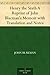Henry the Sixth A Reprint of John Blacman's Memoir with Translation and Notes