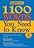 1100 Words You Need to Know by Murray Brombert
